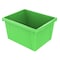 Storex Storage Bin, Plastic, Green, 3 PK 61480U06C - alternate 4